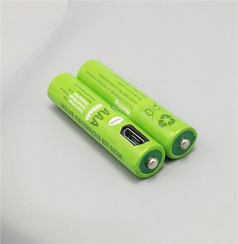 1.2V 400mAh AAA7號(hào)Type-c口充電鎳氫電池 1.2V 400mAh AAA7號(hào)Type-c口充電鎳氫電池